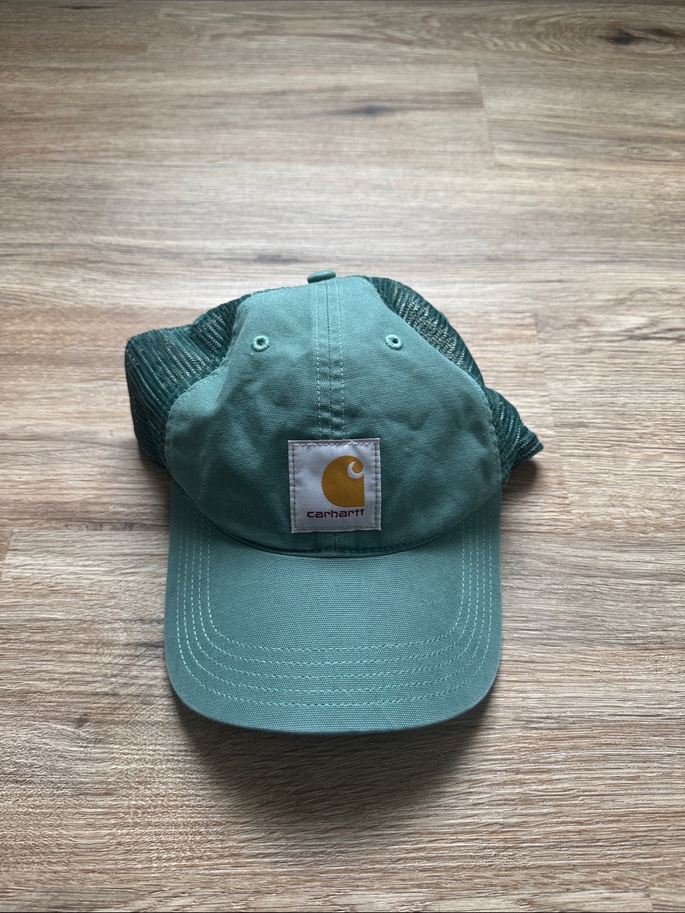 Carhartt Teal Green Mesh Trucker Hat